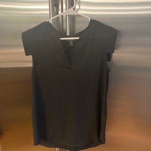 Sleeveless J.Crew black shell